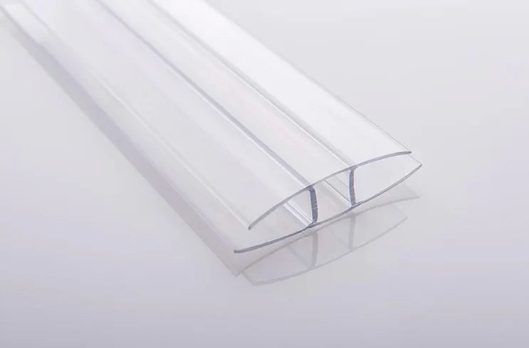 5/16 in. (8mm) 96 in. Polycarbonate Clear H profile